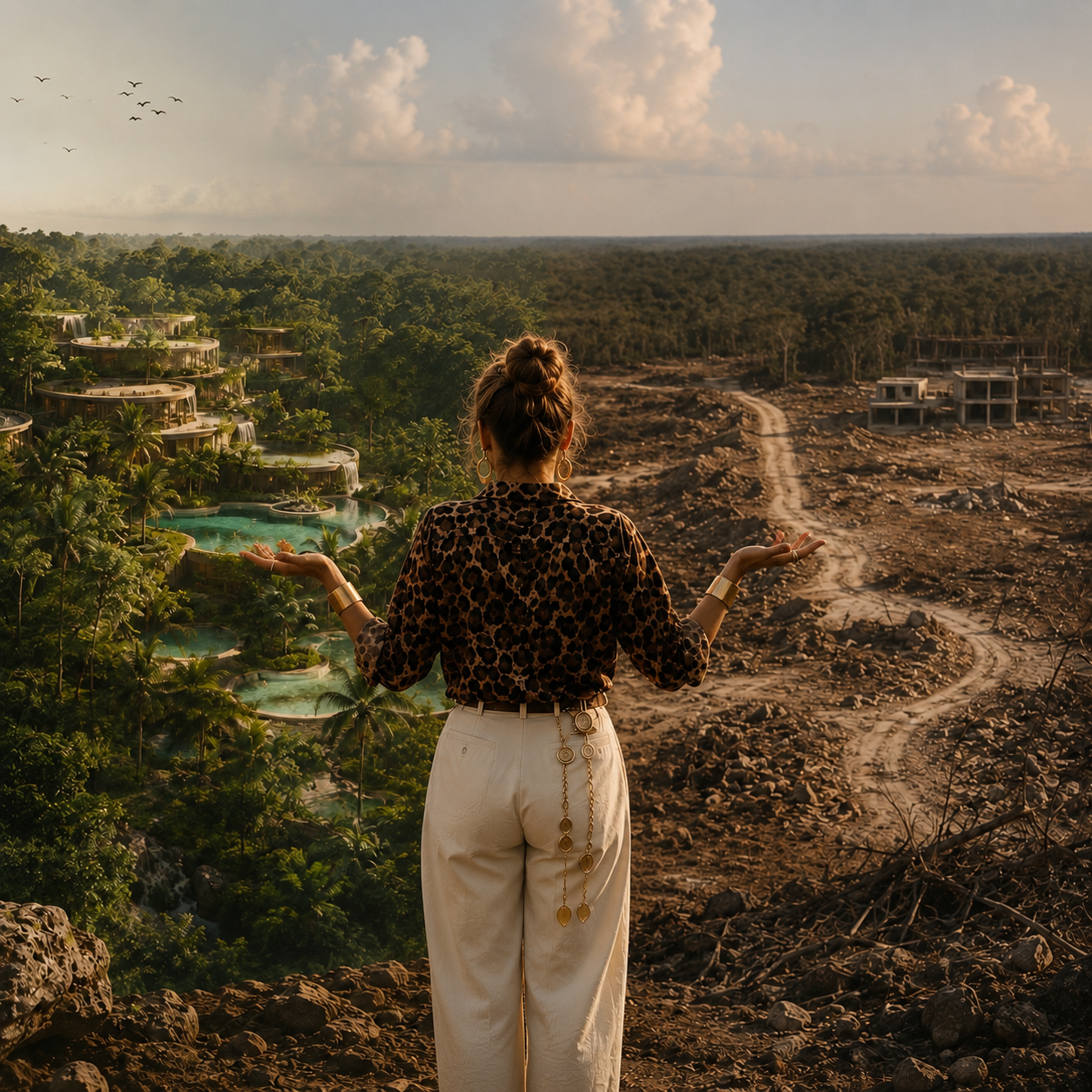 Land in the jungle